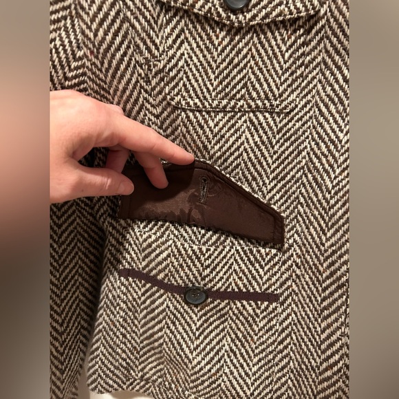 Body by Victoria herringbone wool bomber. - Picture 6 of 10